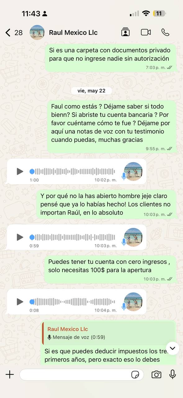 Conversación con Raúl
