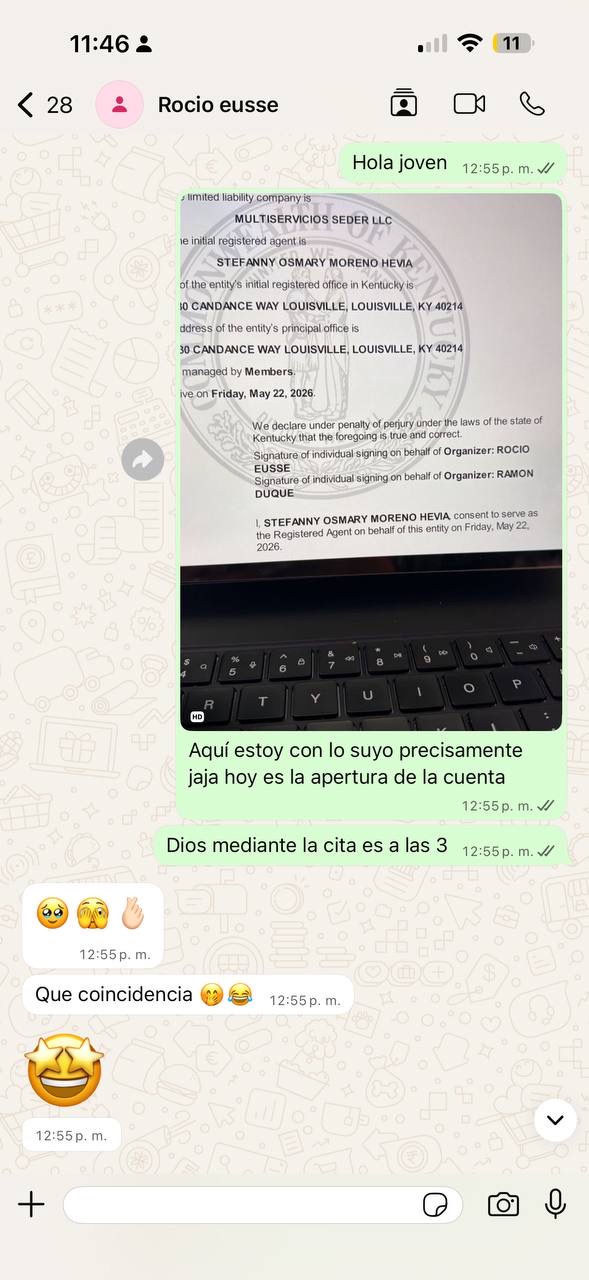 Conversación con Rocío